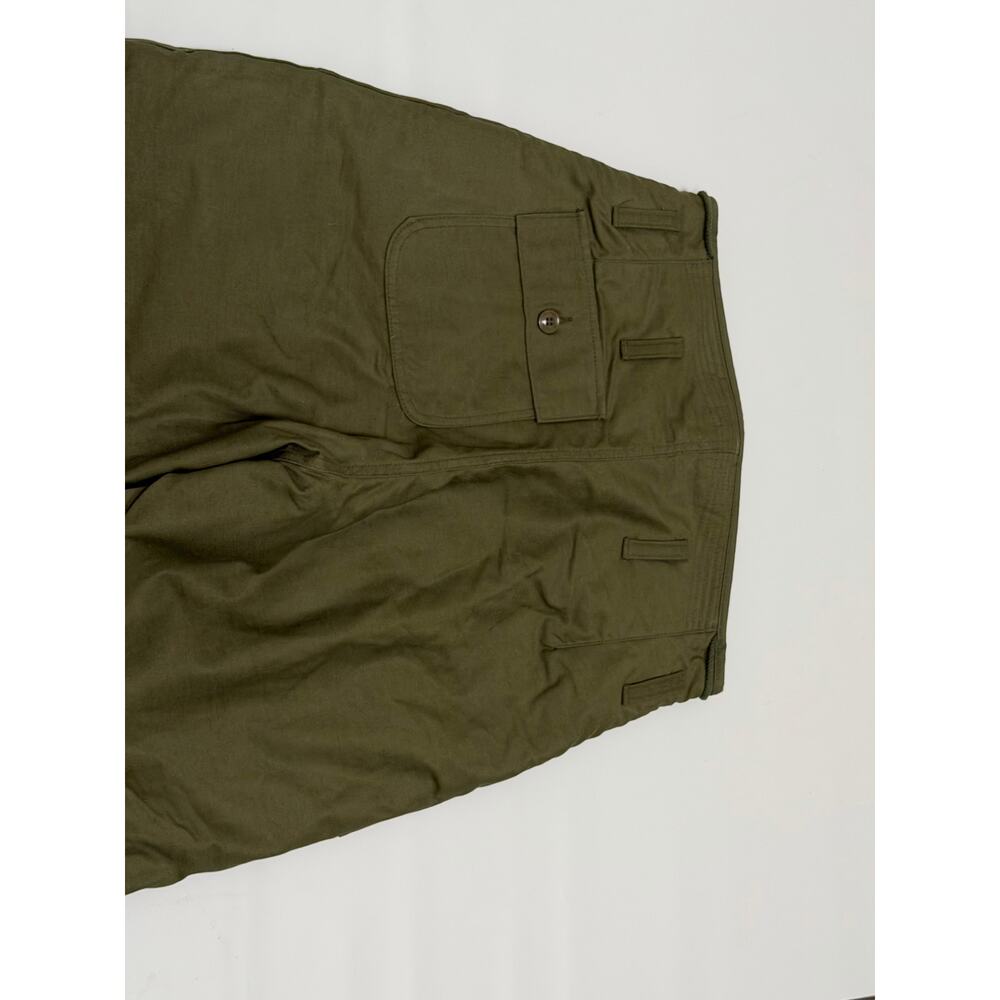 Military Style Trousers Cold Weather Permeable Type 1 Mens Medium Vintage Green - Picture 13 of 16